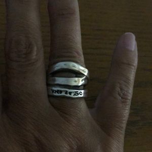 Uno de 50 silver ring